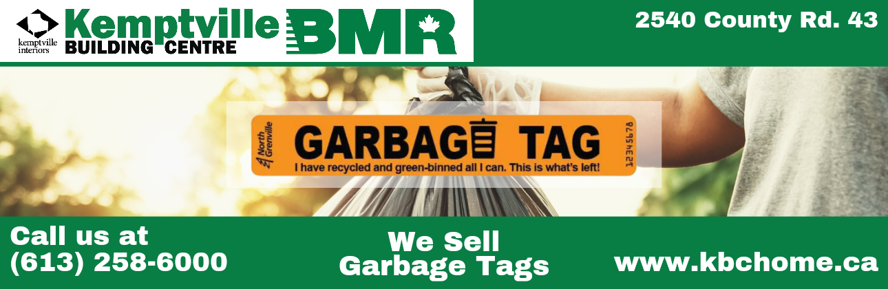 We sell garbage tags